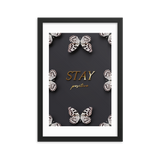 stay positive quote (black)