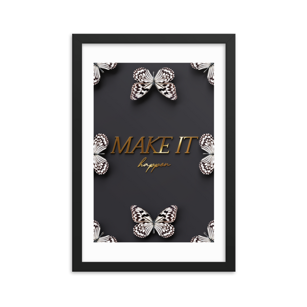 MAKE IT HAPPEN QUOTE (black)