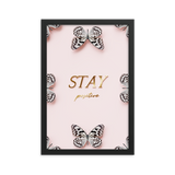 stay positive quote (pink)