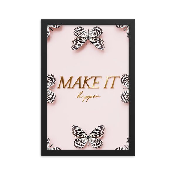 make it happen quote (pink)