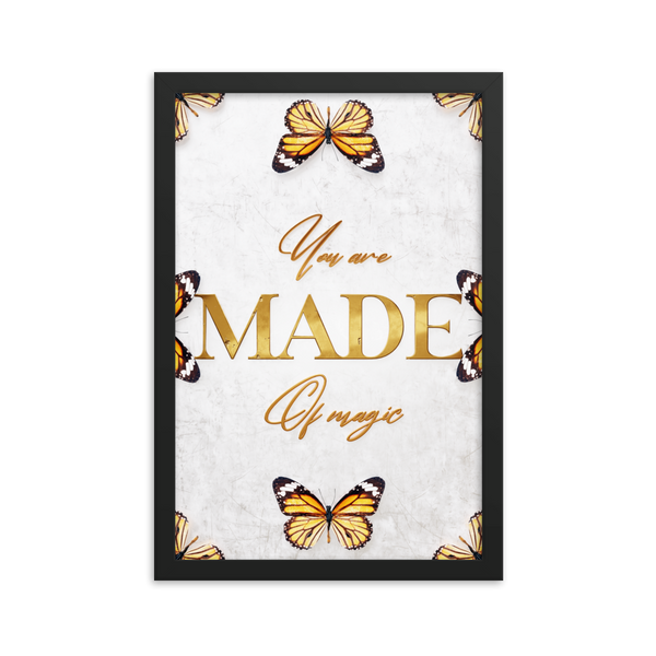 You Are Made Of Magic Quotes Wall Art