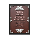 INSPIRATIONAL MONEY QUOTES WALL ART №1