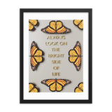 BUTTERFLY QUOTES WALL POSTER