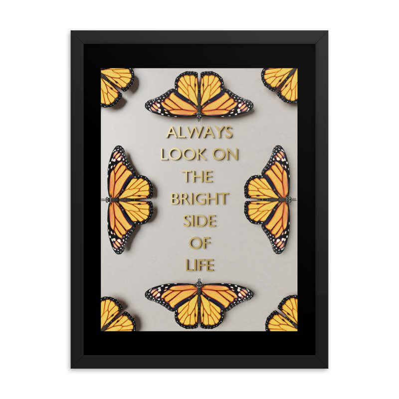 BUTTERFLY QUOTES WALL POSTER