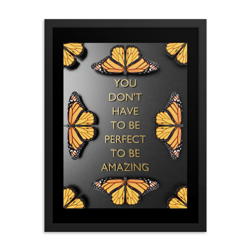 BUTTERFLY QUOTES WALL POSTER