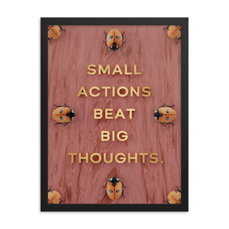 LADYBUG QUOTES WALL ART