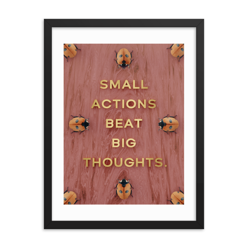 LADYBUG QUOTES WALL ART