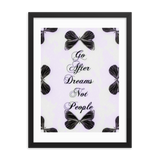 INSPIRATIONAL QUOTES FRAMED POSTER