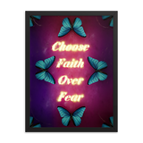 choose faith over fear quotes art