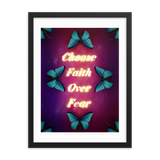 choose faith over fear quotes art