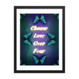 Choose love over fear quotes art