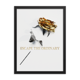 escape the ordinary quotes wall art