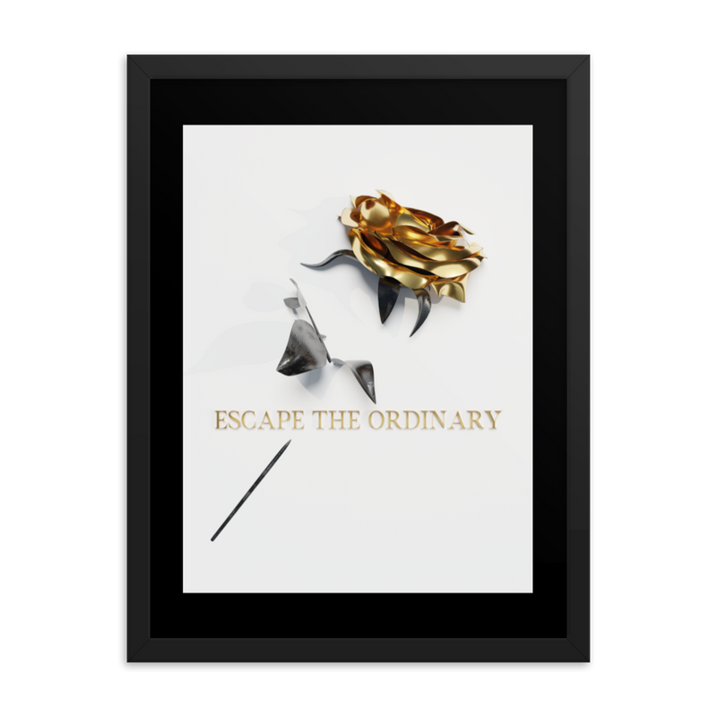 escape the ordinary quotes wall art