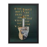 WARRIOR MOTIVATIONAL QUOTES WALL ART