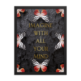 IMAGINE WITH ALL YOUR MIND WALL ART