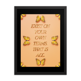 MOTIVATIONAL LIFE QUOTE WALL ART POSTER