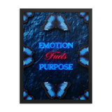 INSPIRATIONAL EMOTION QUOTES WALL ART POSTER FRAMED