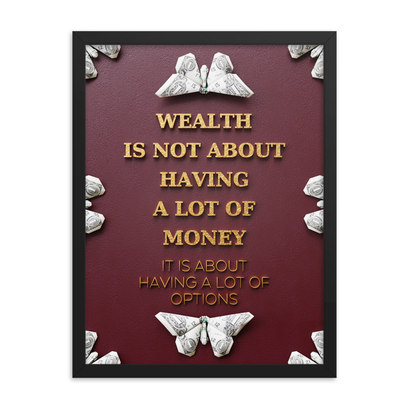 INSPIRATIONAL MONEY QUOTES WALL ART №2