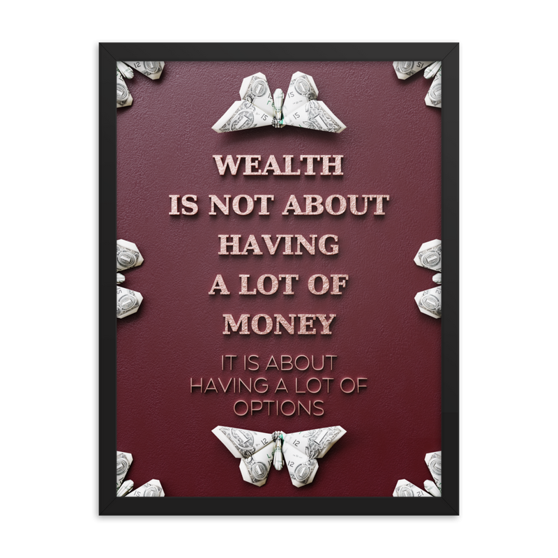 INSPIRATIONAL MONEY QUOTES WALL ART №2