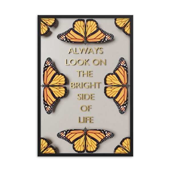 Butterfly Quotes Wall Poster