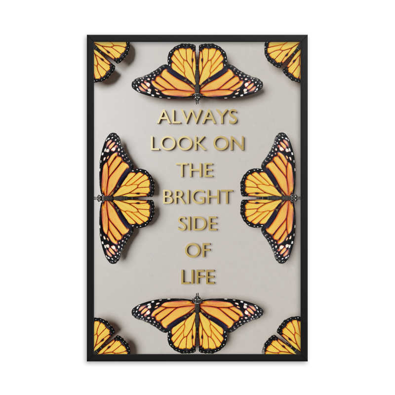 Butterfly Quotes Wall Poster