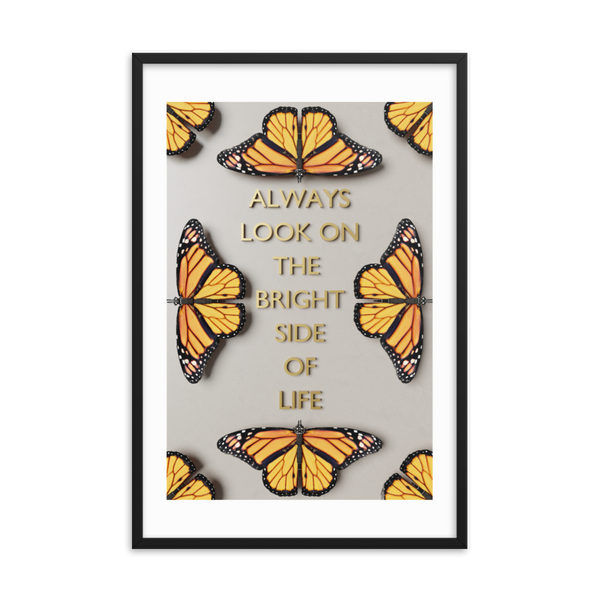 BUTTERFLY QUOTES WALL POSTER