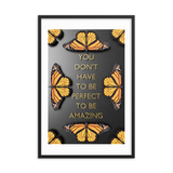 BUTTERFLY QUOTES WALL POSTER