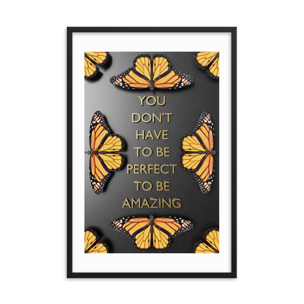 BUTTERFLY QUOTES WALL POSTER