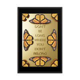 BUTTERFLY QUOTES WALL POSTER