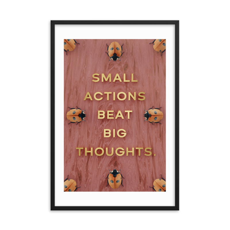 LADYBUG QUOTES WALL ART