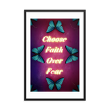 choose faith over fear quotes art