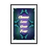 Choose love over fear quotes art