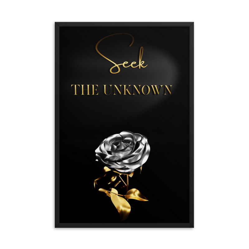 seek the unknown quotes wall art