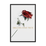 dreams come true quotes wall art