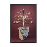 WARRIOR MOTIVATIONAL QUOTES WALL ART