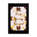 KEEP MOVING FORWARD QUOTES WALL ART