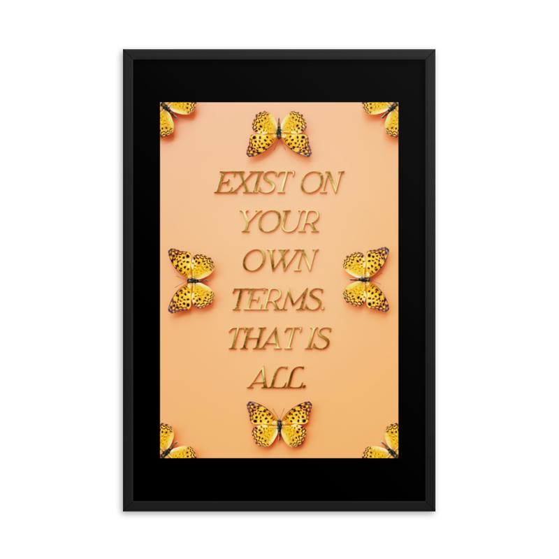 MOTIVATIONAL LIFE QUOTE WALL ART POSTER