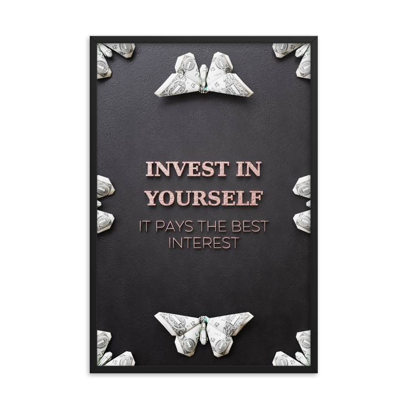 INSPIRATIONAL MONEY QUOTES WALL ART №5