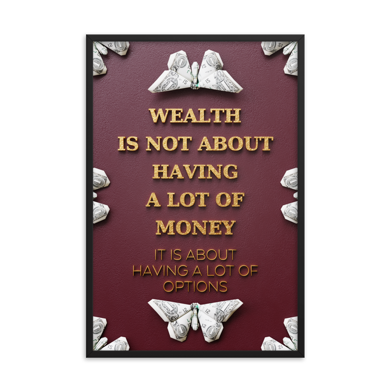 INSPIRATIONAL MONEY QUOTES WALL ART №2