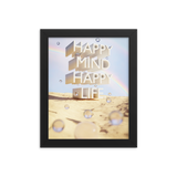 HAPPY MIND HAPPY LIFE WALL ART