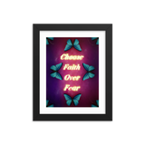 choose faith over fear quotes art