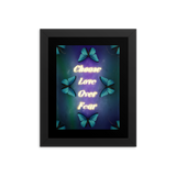 CHOOSE LOVE OVER FEAR QUOTES ART