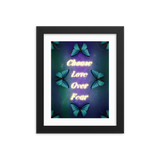 Choose love over fear quotes art