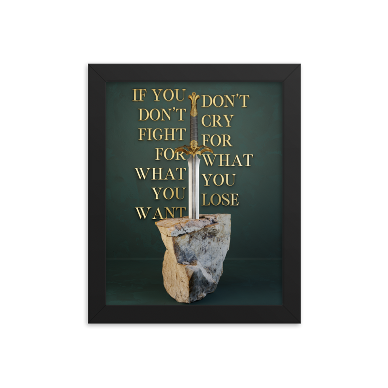 WARRIOR MOTIVATIONAL QUOTES WALL ART