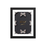 stay positive quote (black)