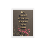 LOVE YOURSELF QUOTES HOME DECOR