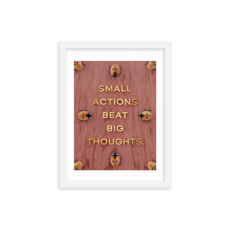 LADYBUG QUOTES WALL ART