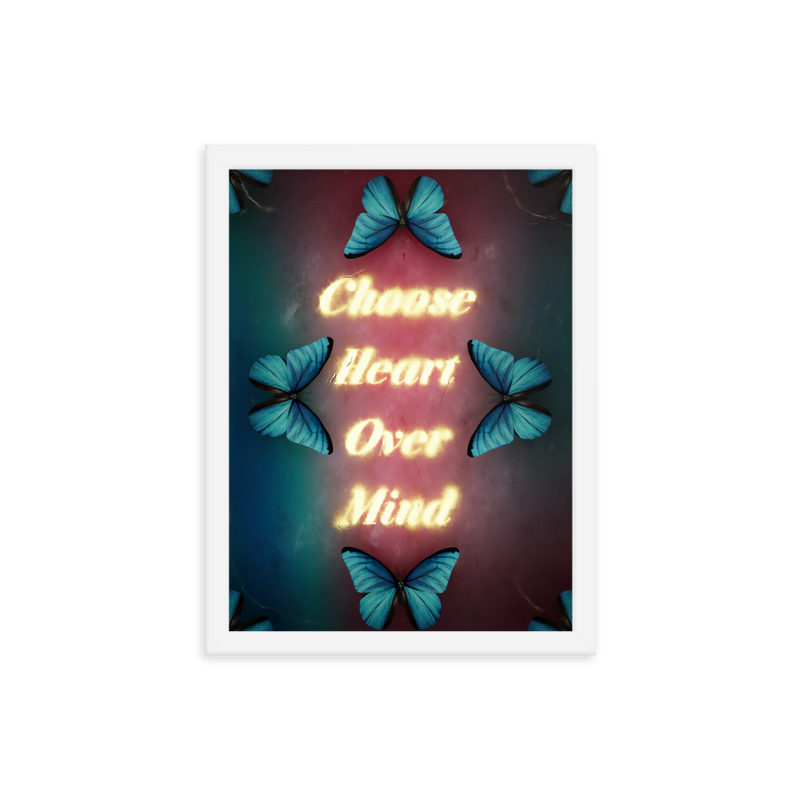 Choose heart over mind quotes art