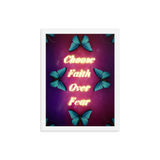 choose faith over fear quotes art