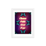 choose faith over fear quotes art